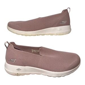EUC SKECHERS Air Cooled Goga‎ Mat Sneakers in Mauve - size 9